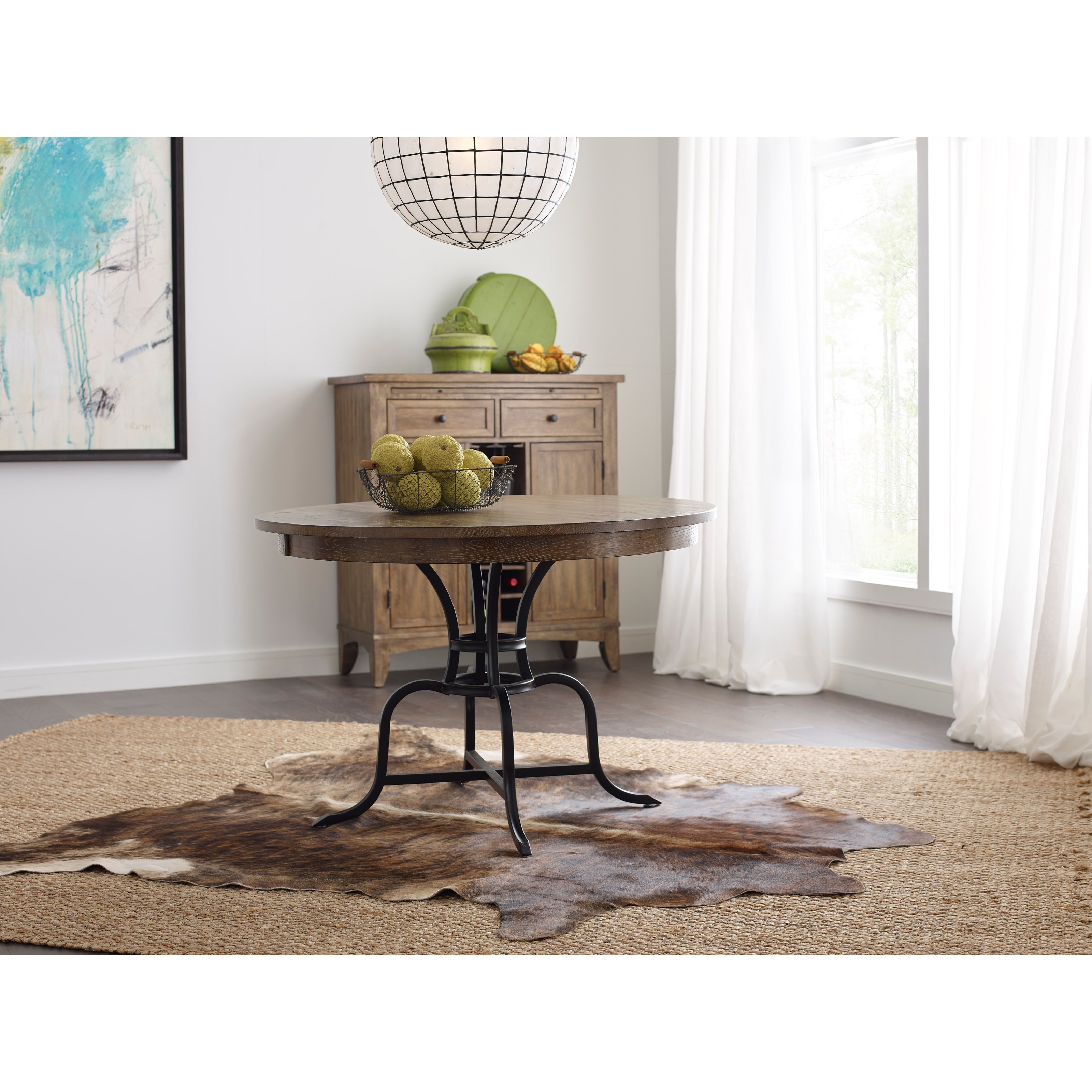 Kincaid Furniture The Nook 44" Round Solid Wood Dining Table with